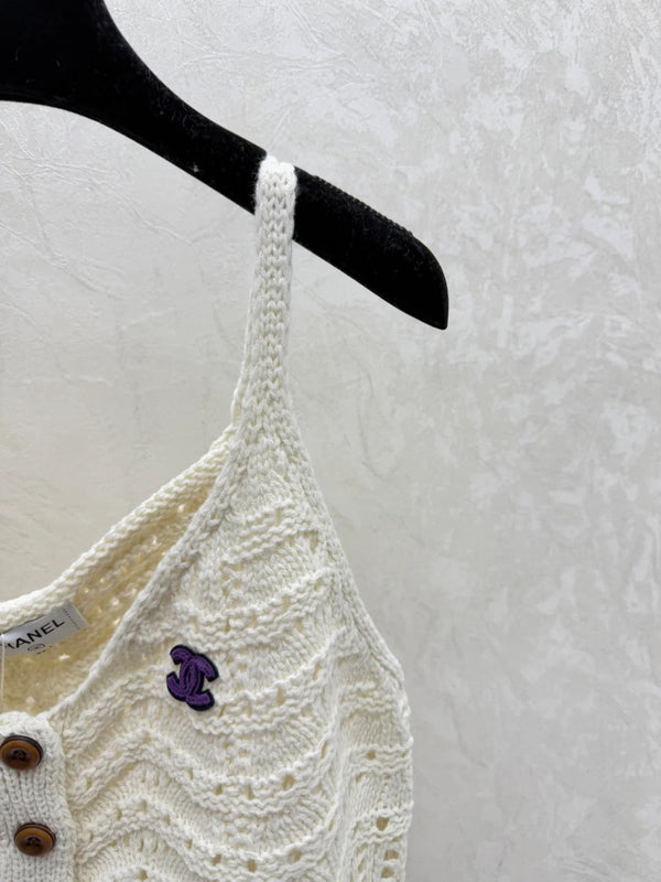 Chanel 2026 Camisole Creuse Laine Nylon