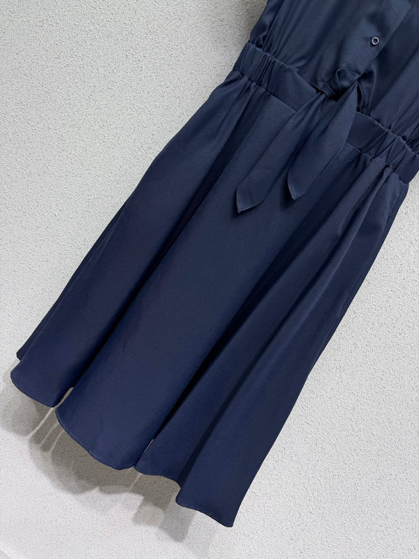Miu 2026 Short-sleeved Shirt Dress Polyester 384302