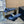 CD 26s Beach Sandals Navy Blue Sheepskin 665319