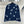 CC 26 Cardigan motif flocon de neige bleu mélangé laine blanche 329713