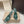 CL 26SS High-Heeled Slippers 100 Emerald Green Mesh Rhinestone Leather 658056