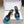 YSL 26ss High-Heeled Mules 85 Blue Black Satin Leather 660670