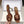 YSL 26ss High-Heeled Mules 85 Brown Satin Leather 660671