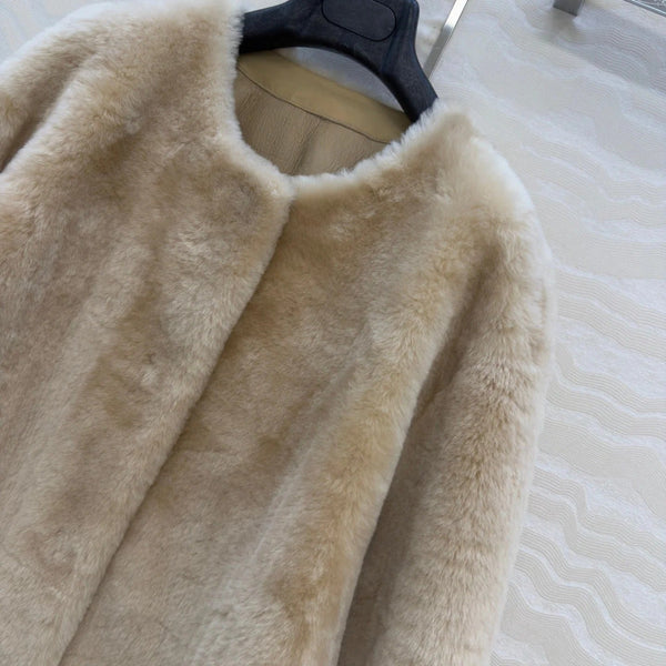 MANTEAU EN PEAU DE MOUTON MAX MARA 25S 005