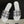 CC 26s Flat Sandals White Sheepskin Rhinestones 649521