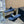 CD 26s Beach Sandals Navy Blue Sheepskin 665319
