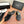 CC 26s Thong Sandals Black Sheepskin 648259