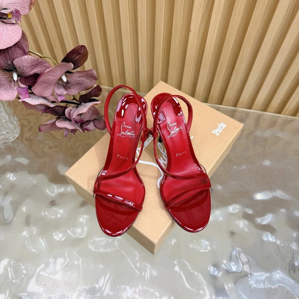 CL 2026 Rosa Z Slingback Sandals 100mm Patent Leather 776004