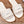 CD 26 Pantoufles brodées en cuir de vachette blanc 610276