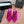 YSL 26ss Pointed High Heels Sandals 110 Fuchsia Pink Silk Leather 648786