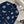 CC 26 Cardigan motif flocon de neige bleu mélangé laine blanche 329713