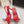 PRA 2026S Slingback 70 Scarlet Red Mesh Leather 657733