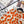 Gilet à motif floral CC 26 Laine Cachemire Orange Beige 785282