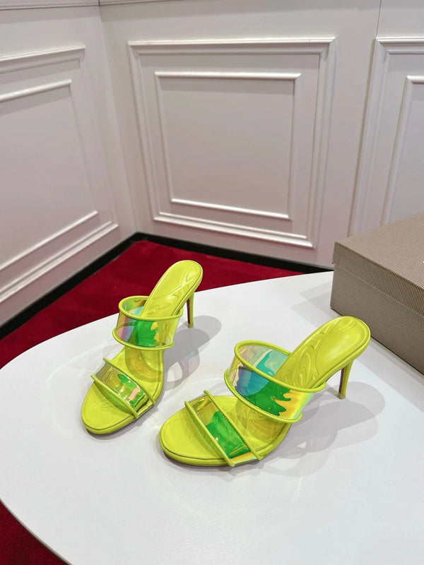 CL 2026 Just Loubi 100mm Mules PVC Lambskin 780411