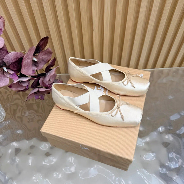 CL 2026 Cassiasticina Ballet Flats Silk Sheepskin 698252