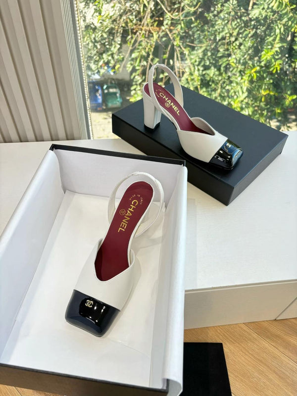 CC SS26 Slingback 9cm Patent Leather