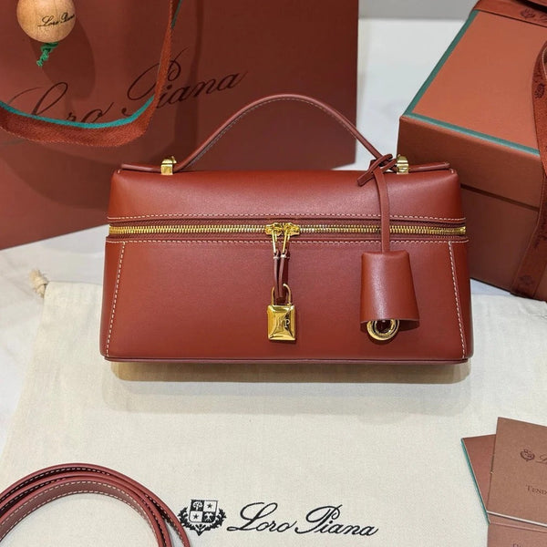 LP Extra Bag 23cm Deep Kummel Calfskin