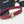 DOUBLE CC 30MM STRETCH BELT IN RED CALFSKIN GOLD CHAIN BUCKLE CRYSTAL LOGO