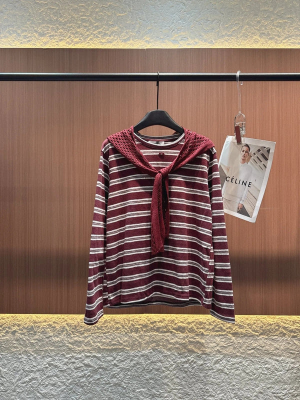 ALO T-SHIRT WITH SCARF STYLE 152