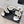 CC 26 Dad Sandal Black mix White Velvet Wool 609762