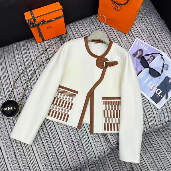 HERMES 25S KNITTED JACKET 052