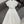 MM LONG DRESS IN WHITE TEXTURED FABRIC WITH BELT