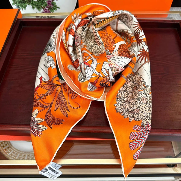 HERMES 25S SCIARPA 90 IN SETA 735740