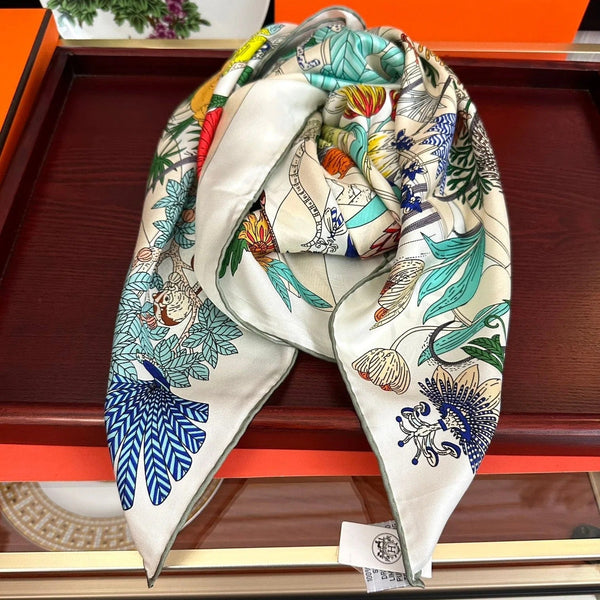 HERMES 25S SCIARPA 90 IN SETA 735741