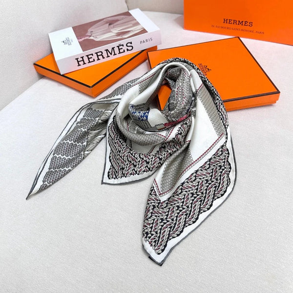 HERMES 25S SCIARPA 90 IN SETA 735857