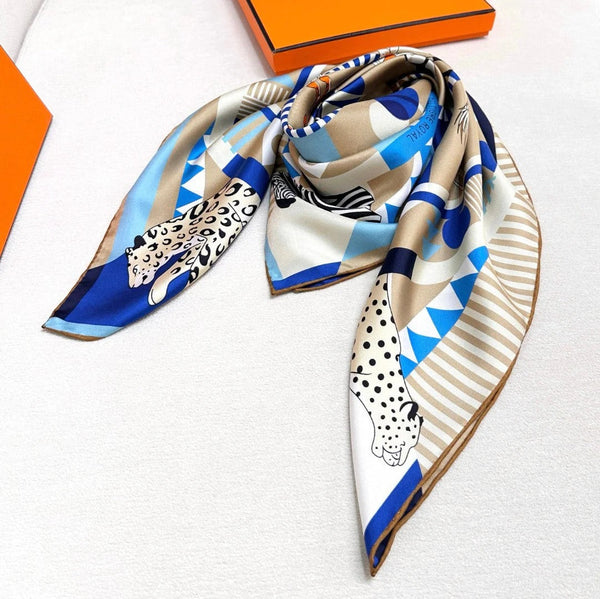 HERMES 25S SCIARPA 90 IN SETA 730645