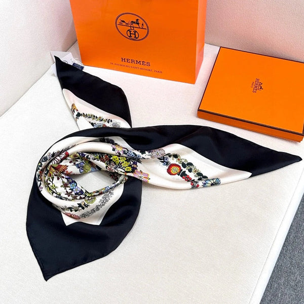 HERMES 25S SCIARPA 90 IN SETA 732128