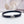 CC 30MM BELT IN BLACK CALFSKIN SILVER HARDWARE ATTACH PEARLS