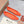 Classic Ballet Shoes In Orange Suede