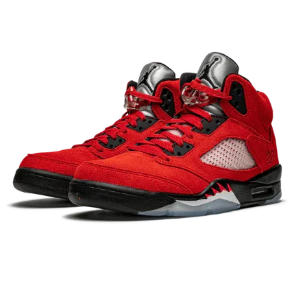 Nike Air Jordan 5 Retro Bull Red Black Suede