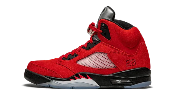 Nike Air Jordan 5 Retro Bull Red Black Suede