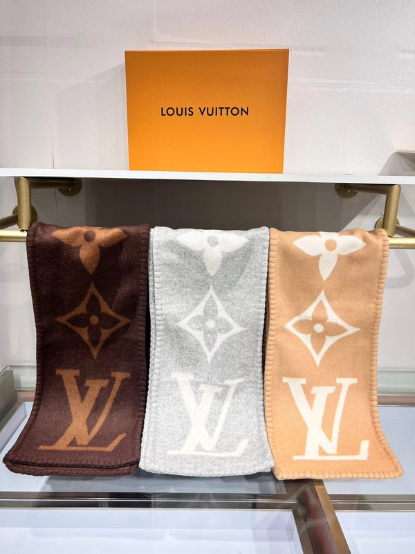 SCIARPA LV 240 CM IN CASHMERE 737198