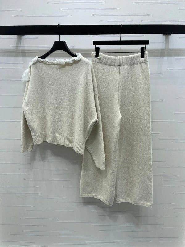 CELINE 25S KNIT PULLOVER AND PANTS SET 0087