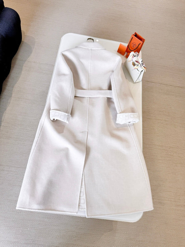 CABAN HERMES 25S EN CACHEMIRE AVEC CEINTURE 268