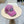 MM DISTRESSED FABRIC BASEBALL CAP IN PINK WITH EMBROIDERED LOGO