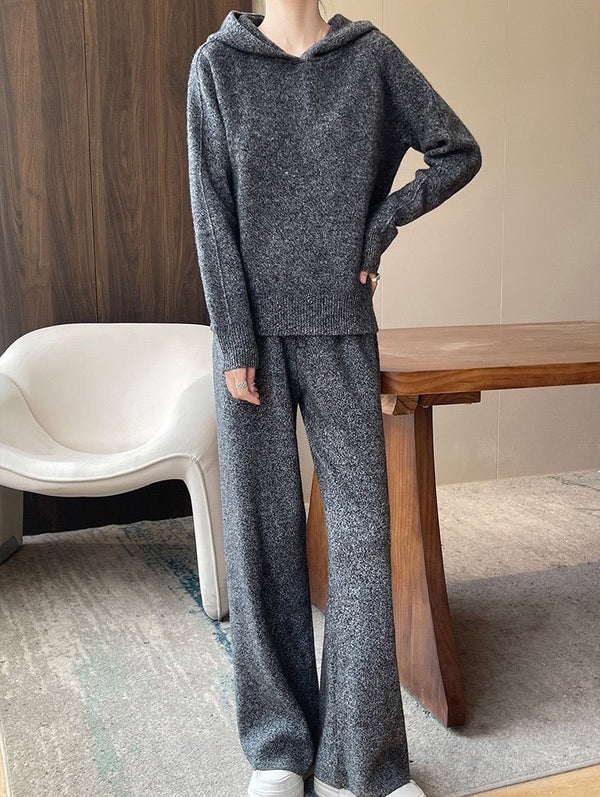 MAX MARA ENSEMBLE EN MAILLE À CAPUCHE 25S 135
