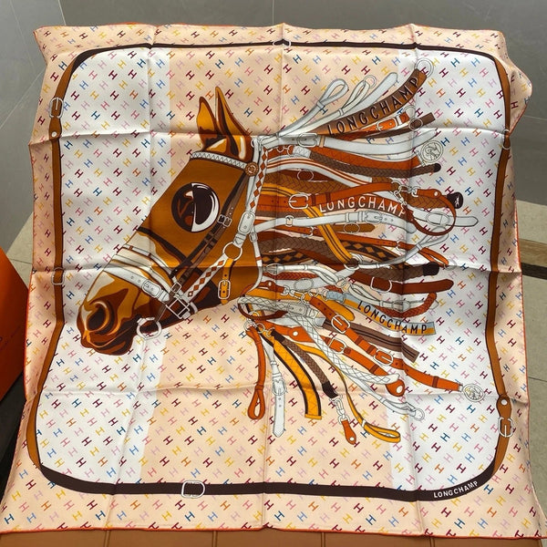 HERMES 25S SCIARPA 90 IN SETA 703679