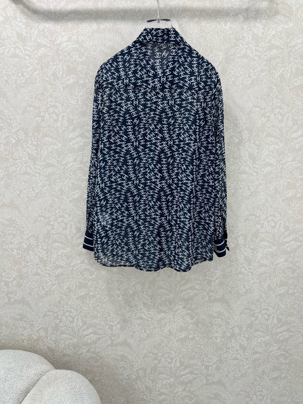 CHANEL LOGO PRINTED SHIRT 275191