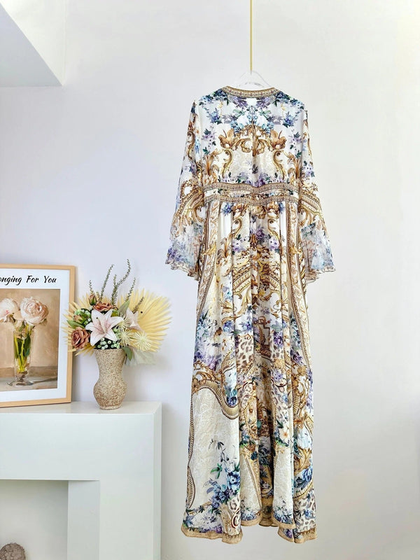 ROBE LONGUE COL V 266476