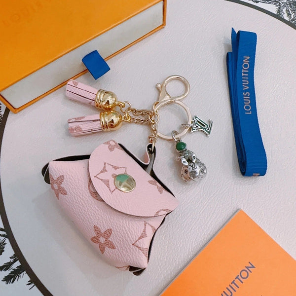LV Pink Bag Charm