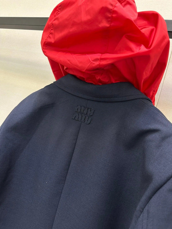 MIUMIU HOODED BLAZER STYLE 41