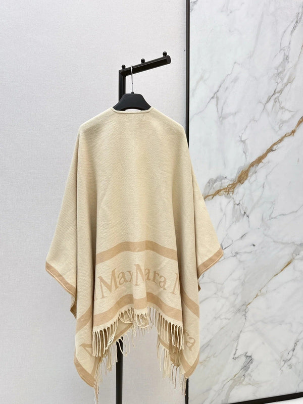 MAX MARA 25S JACQUARD CAPE COAT 008