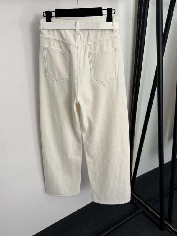 CHANEL 25S JEAN TAILLE HAUTE DOUBLÉ POLAIRE 564