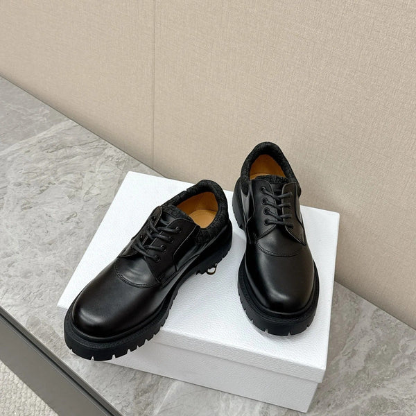 CD 26 Mocassins Vintage Cuir de veau Noir 608797