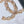 CC BELT 20MM IN WHITE EMBROIDERED CALFSKIN GOLD HARDWARE ATTACH PEARL