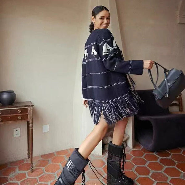 HERMES 25S KNIT CARDIGAN 164